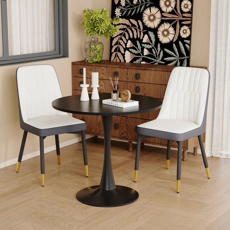 Ensemble de table de salle à manger moderne Vesta, Beige/gris