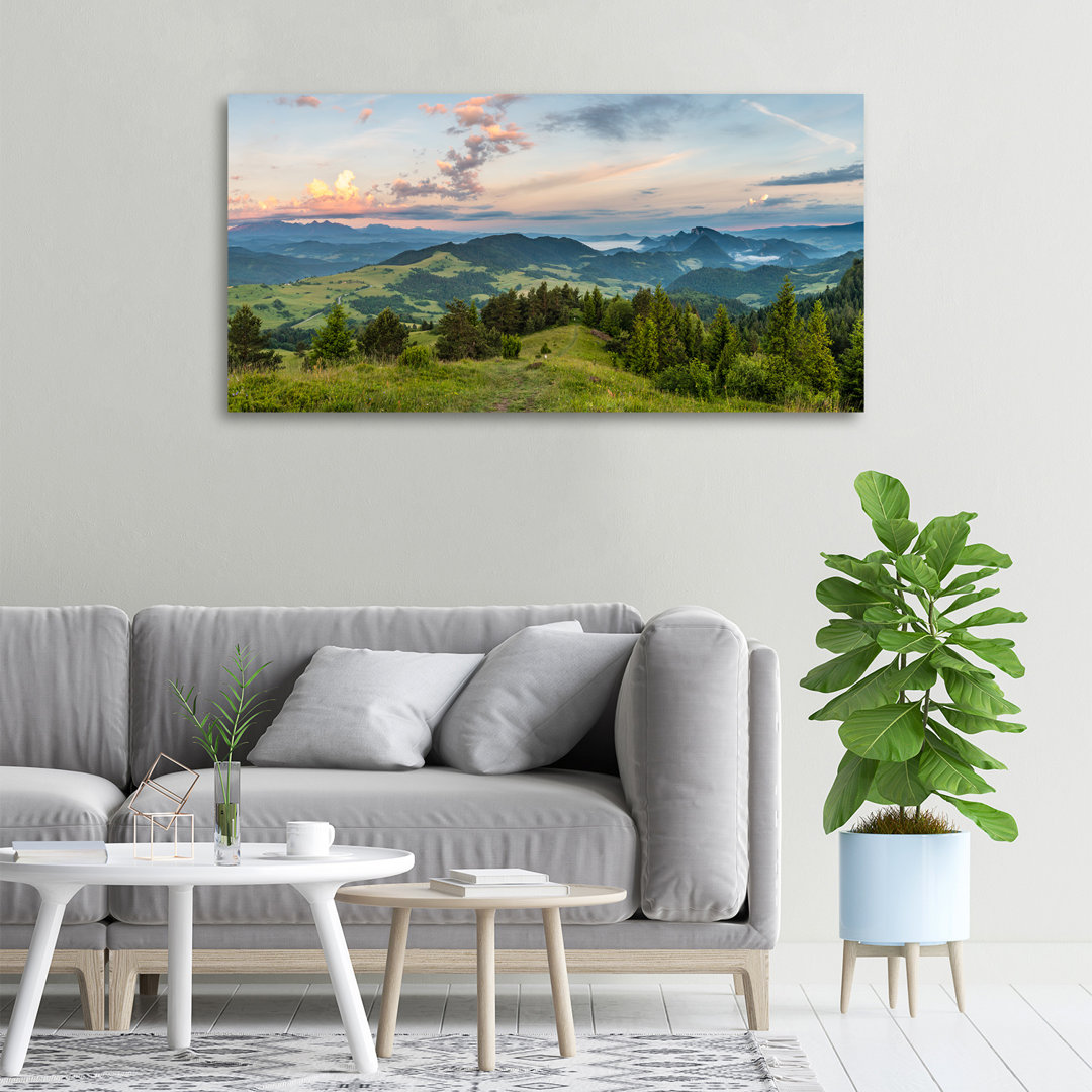 Panorama der Pieniny - Ungerahmte Kunstdrucke auf Leinwand