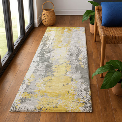 Premium Machine Washable Stallings AMF1848 Abstract Rug