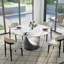 Table de salle à manger moderne en pierre frittée moderne avec base piédestal-1645316376-1645316380-1645316454