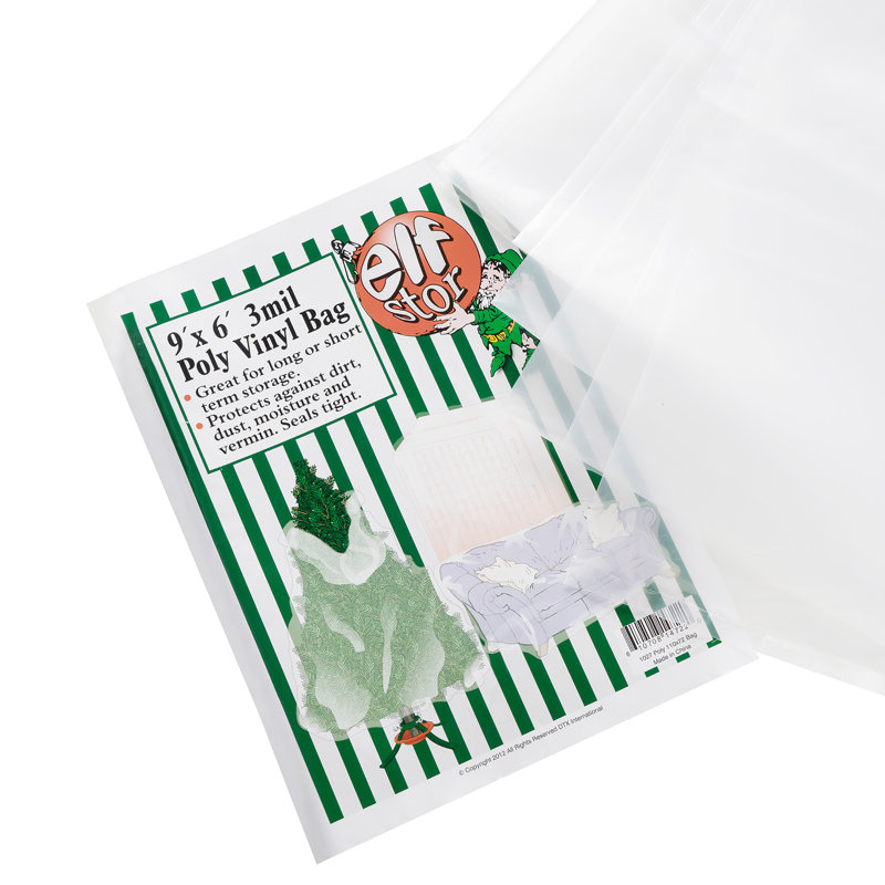 Rangement pour arbre de Noël en sachet de Noël, H 0,25 po x l 72 po x P 108 po