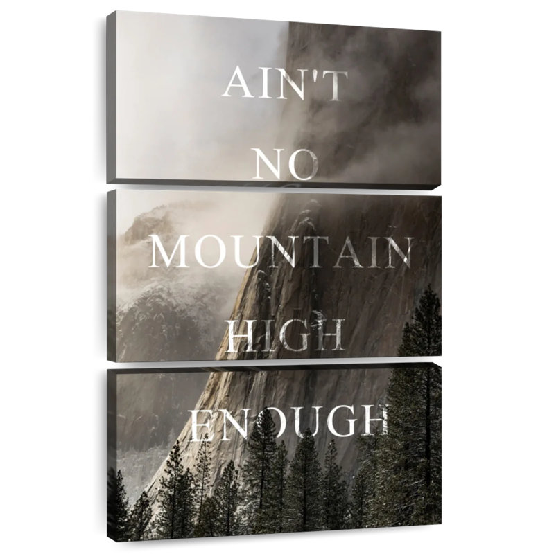 Tergel Ain't No Mountain High Enough, 38" H x 24" W