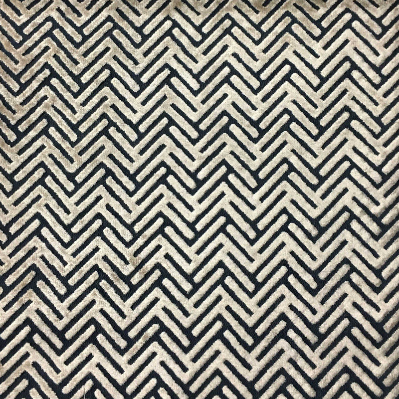 Apollo-Starlet Burnout Velvet Fabric, Sailor