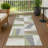 Machine Washable Indoor/Outdoor Chantille ACN2327 Geometric Rug-1901629723