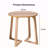 24" Round End Table