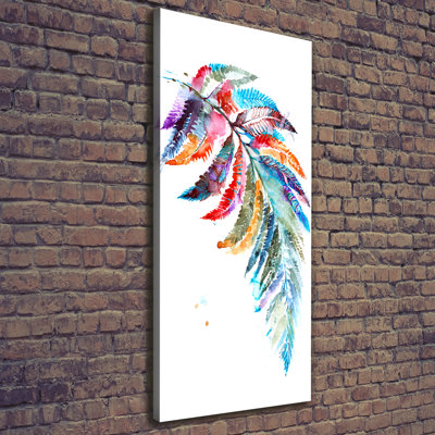 Colourful Fern - Wrapped Canvas Print