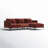 Rae Velvet L-Shaped Sectional-55924322-86928448
