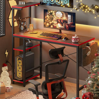 Inbox Zero Dorazio 47.24'' Gaming Computer Desk with Monitor Stand