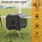 Wood Burning Stove, Hot Tent Stove, Folding Portable Wood Stove for Tent, Cooking, Hiking, Camping Wood Stove Includes Six Chimney Pipes and View Glass, Black
