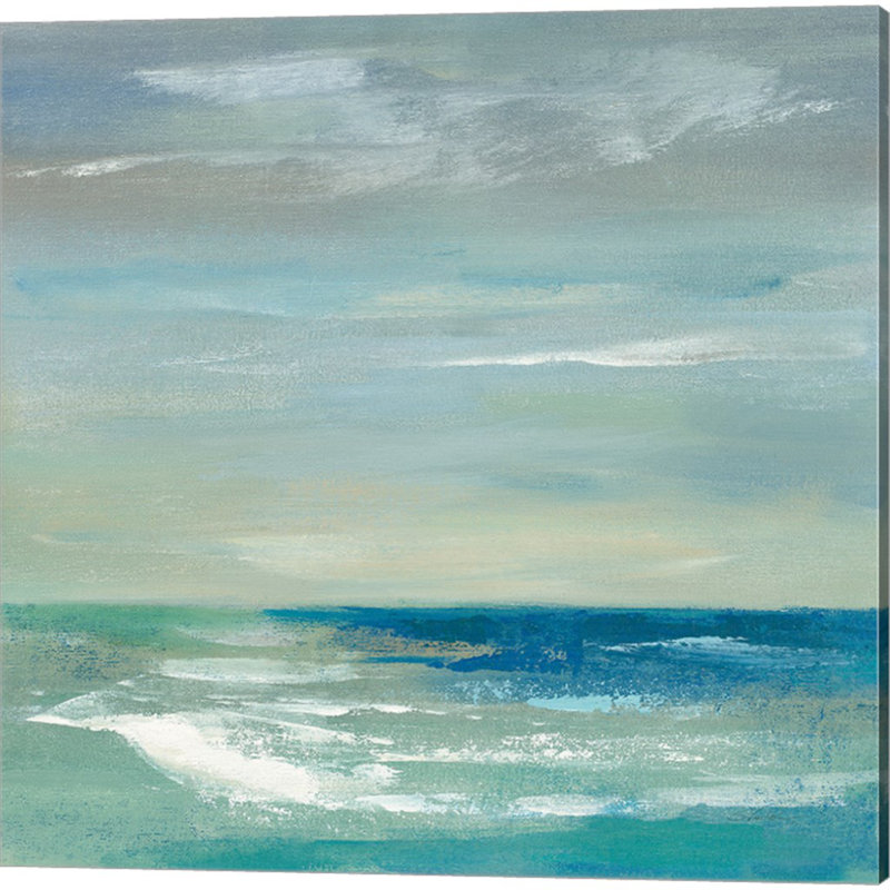 «Early Morning Waves» par Silvia Vassileva, art sur toile (ensemble de 2)