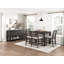 Hollis Way Counter Height Upholstered Bench With Back