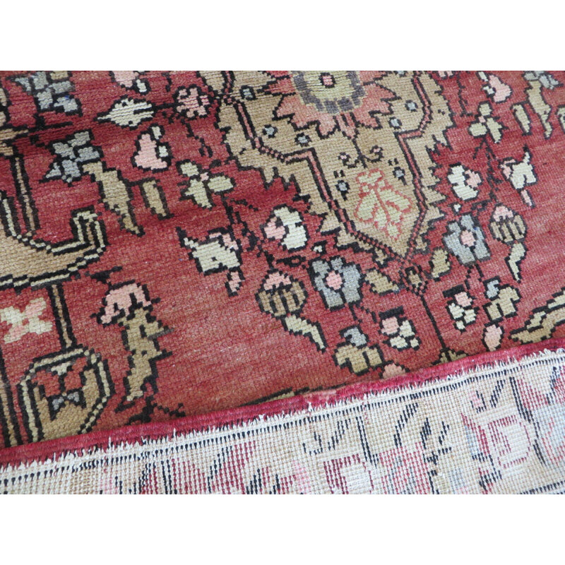 Tapis décoratif en laine de conception unique 4 pi 5 po x 8 pi 3 po aubreylynn noué à la main