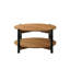 Table basse à finition ouverte noyer 1pc