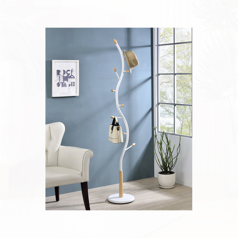 Portemanteau en métal, Blanc