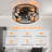 Otylia 19.7'' Farmhouse Reversible Caged Ceiling Fan with Light Kit and Remote-906797991