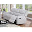 Canapé inclinable moderne de style contemporain avec accoudoirs moelleux et appui-tête 1 pièce