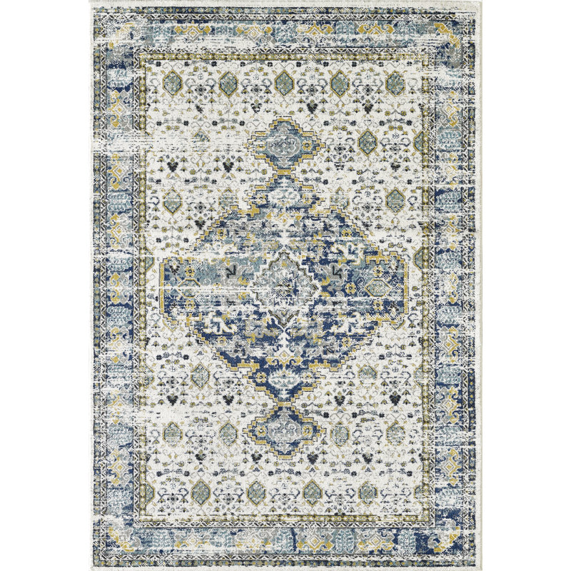 Gardette Oriental Indoor Rug, Rectangle 4' x 6'