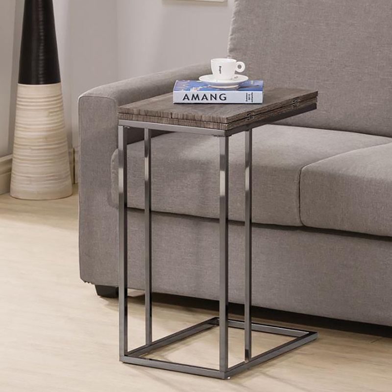 Snack Table With Expandable Top