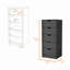 Commode H 42 po, 5 tiroirs, commode de rangement mince-1477997497