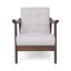 Chaise d'appoint Mid-Century moderne, fauteuil capitonné-1934179651