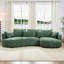 Canapé modulaire incurvé surdimensionné 124,8 po-2107677031-2107677039