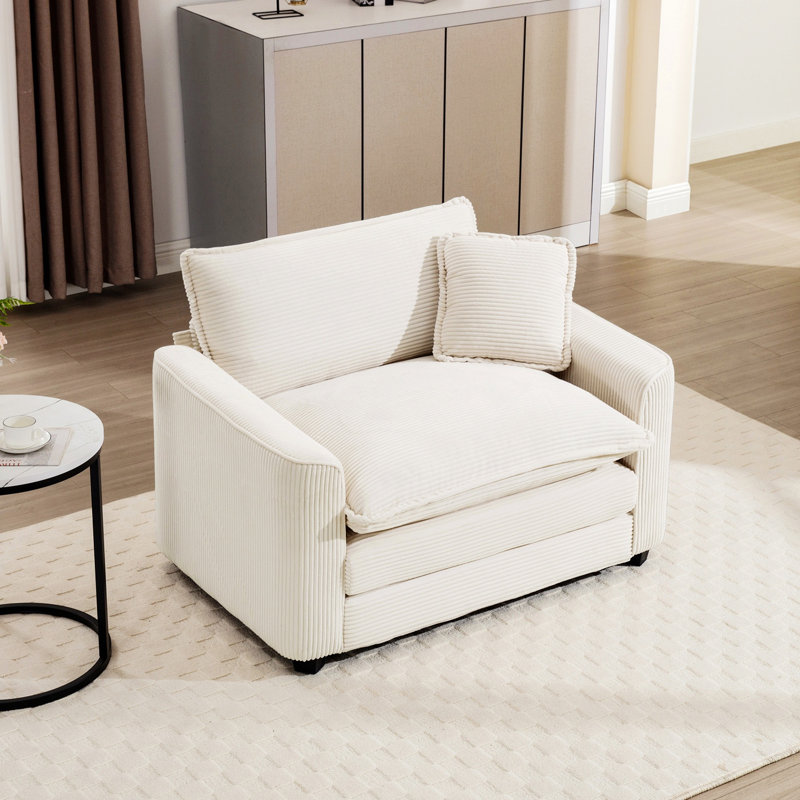 Canapé simple avec coussin, Beige