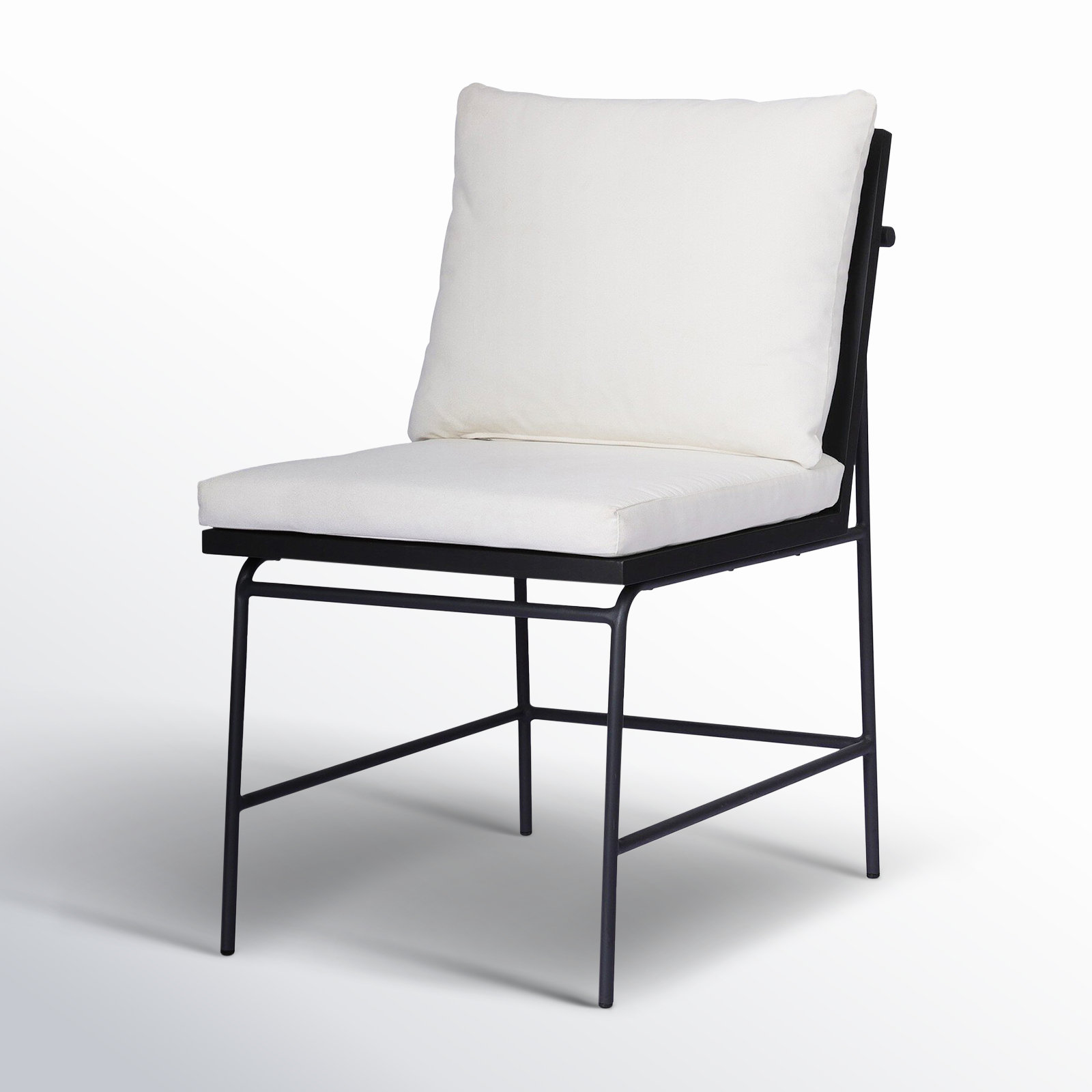 Nabi Patio Side Chair, Black