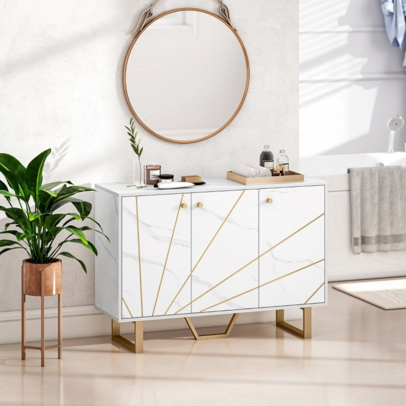 107cm Sideboard, White