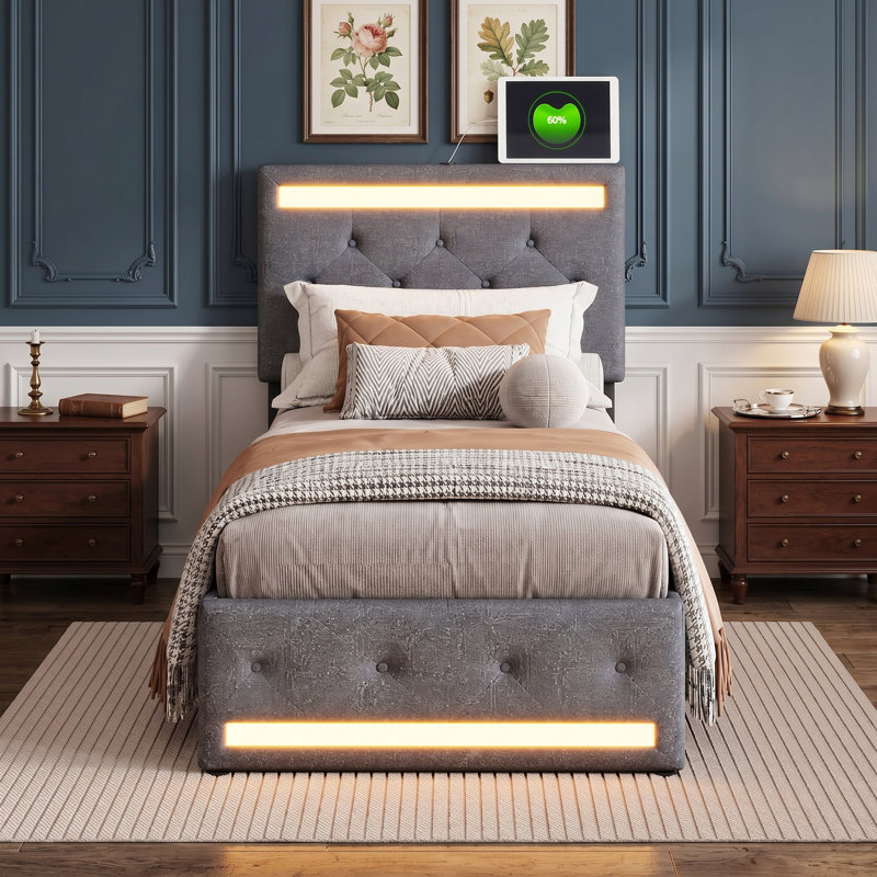 Drawers Bed Frame, Single (3')