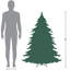 Arbre de Noël artificiel à branches 5 '- non éclairé
