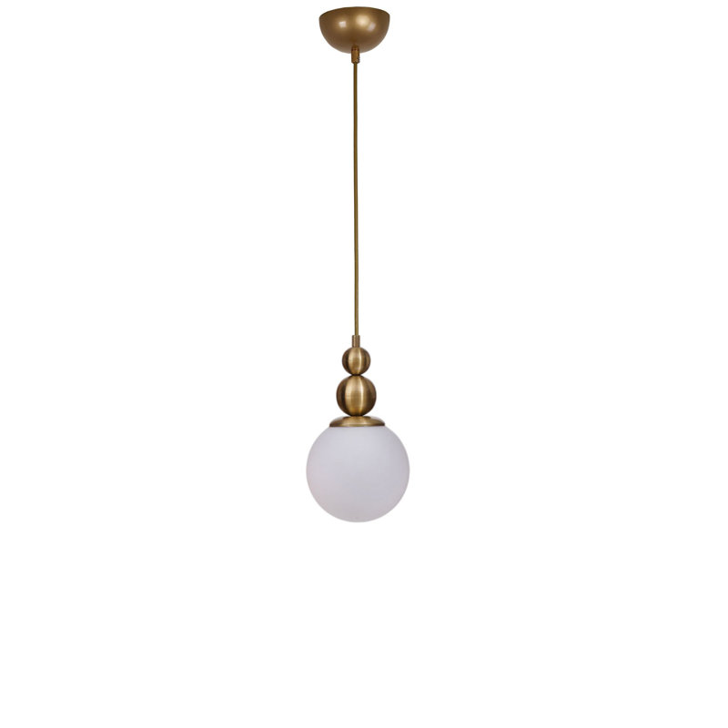 Lustre, Blanc / Doré