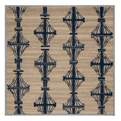  Washable Mast designs Nautical Area Rug