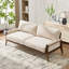 Hester moderne en tissu avec structure en bois robuste-1956846000