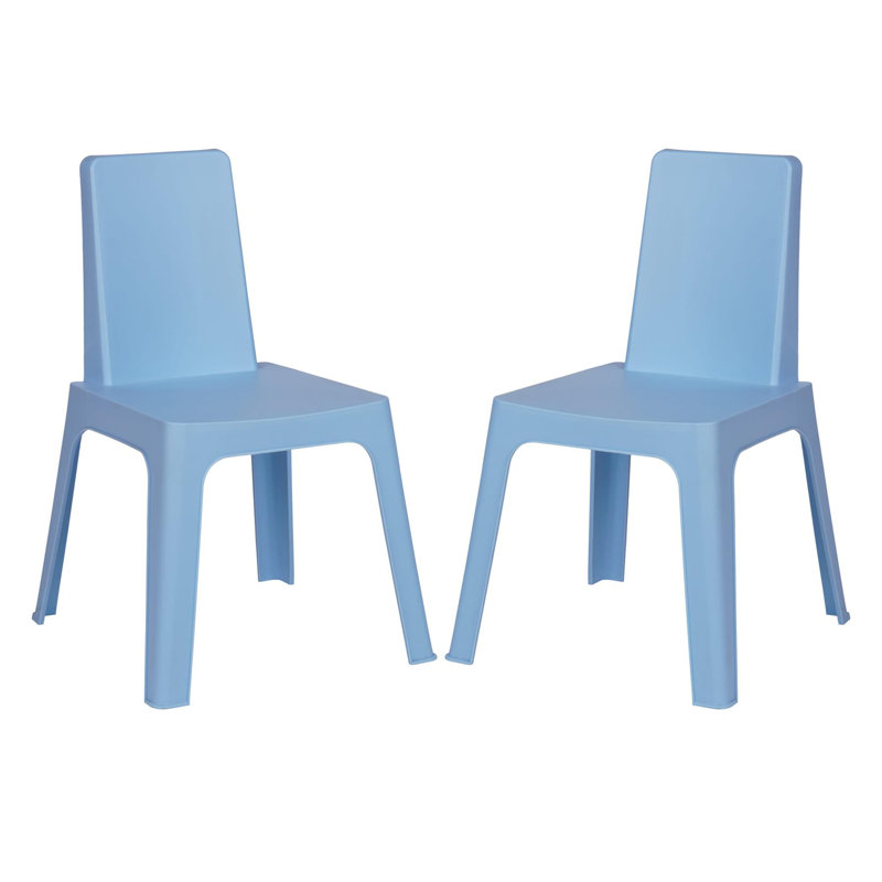Children's Outdoor Table / Chair, Sky Blue
