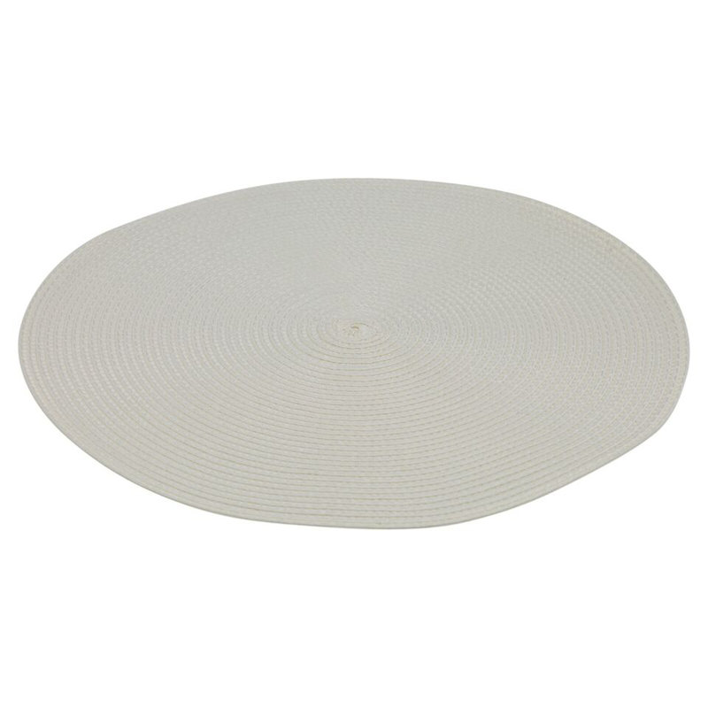 Quantaya Polypropylene Solid Colour Placemant, White