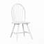 Ensemble de 2 chaises d'appoint style campagnard