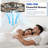 19" Farmhouse Enclosed Caged Low Profile Dimmable Ceiling Fan with Light-39104182-39409587