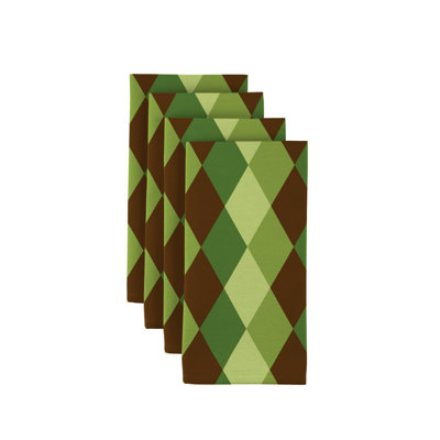 Polyester Geometric Square Napkin