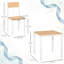 Ensembles de table de salle à manger compacts (doivent inclure la table et la chaise)