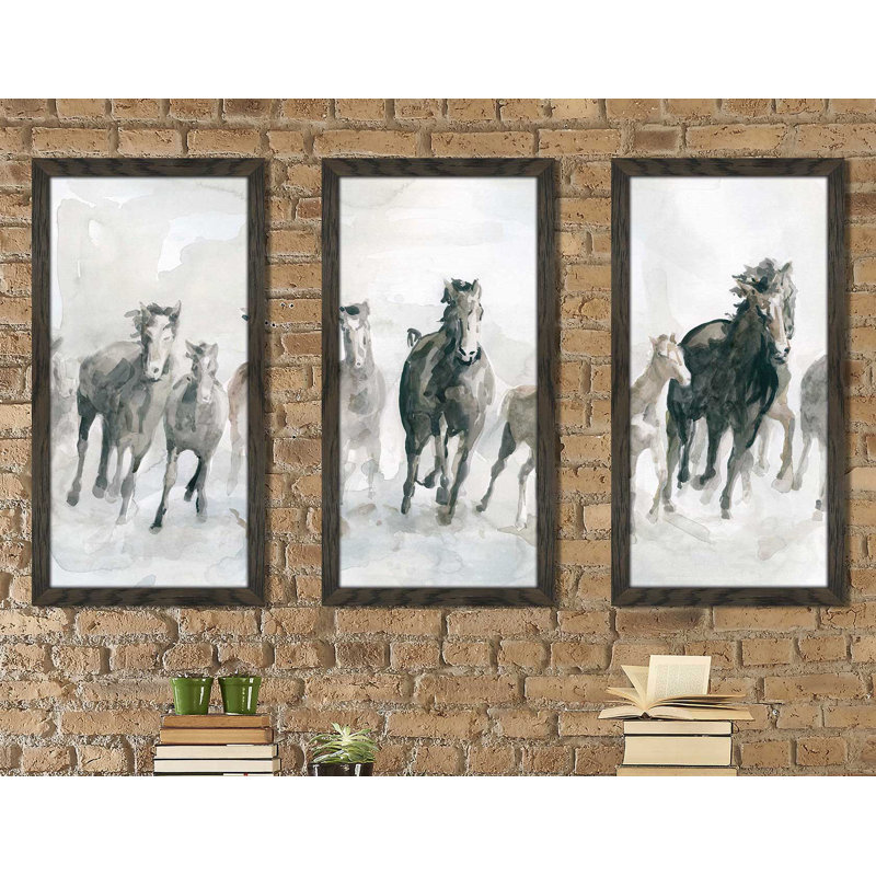«Run Wild» par Carol Robinson - cadre photo imprimé multi-pièces, L 40,5 po x H 25,5 po x P 1 po