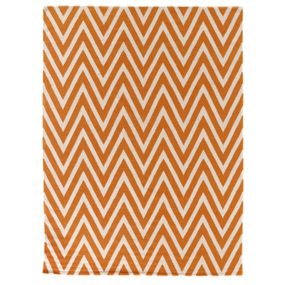 Wool Chevron Area Rug
