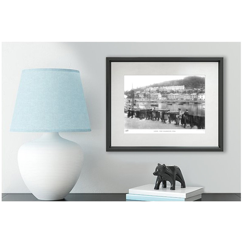 Looe, The Harbour 1906 - Single Picture Frame Print, 45cm H x 60cm W x 2.3cm D