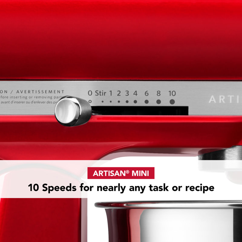 KitchenAid® Artisan® Mini 3.5 Quart Tilt-Head Stand Mixer, Candy Apple