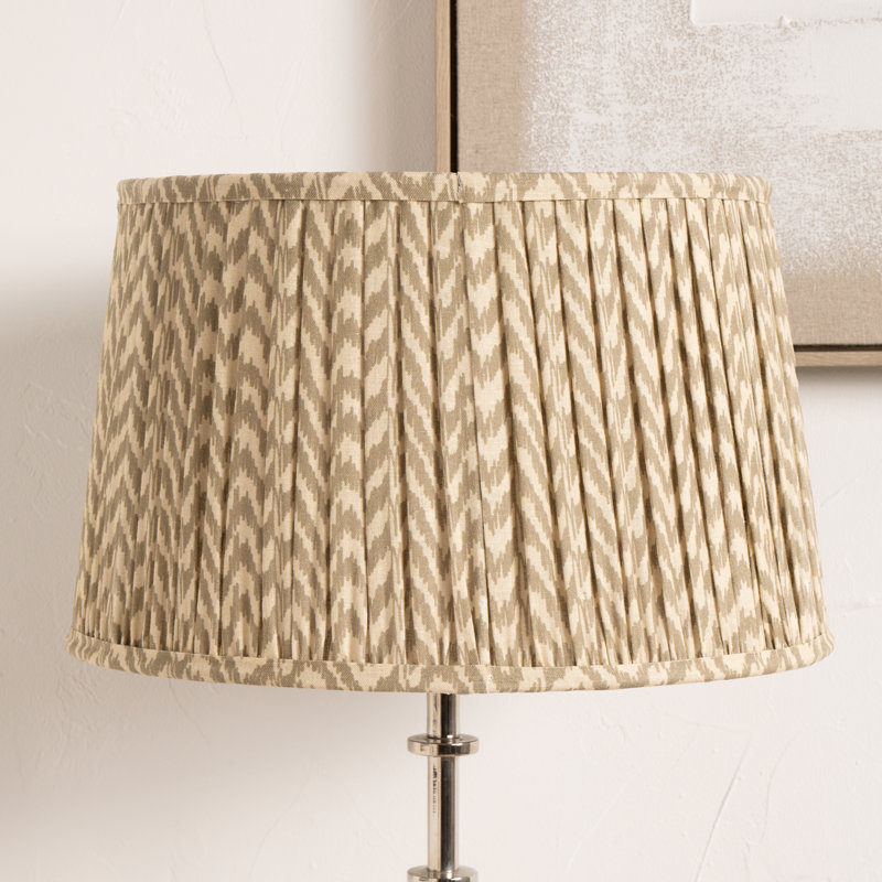 Mio Cotton Empire Lamp Shade ( Uno ), Beige, 29cm H x 45cm W x 45cm D
