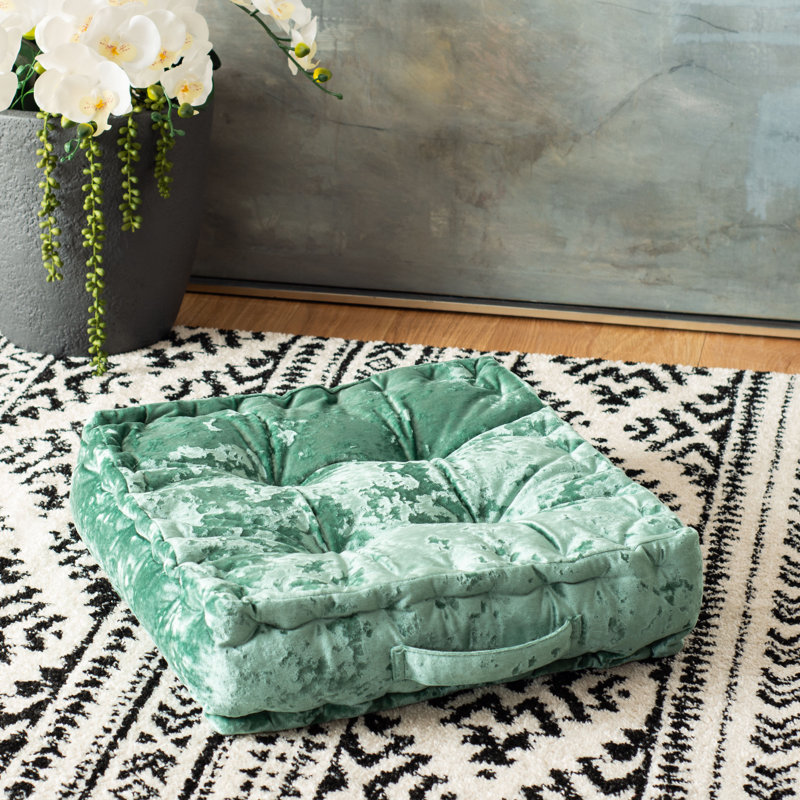 Peony Floor Pillow, Green