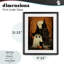 «Cute Ghost & Haunted House», reproduction sous verre encadrée, design par Arlington Prints-1254713830-1254713829