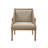Accent Armchair, Transitional Cane Armchair
