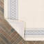 Tapis intérieur / extérieur crème / bleu Clarktown-69807784