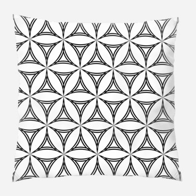 Coussin décoratif triangulaire