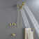 3 Handle Tub Shower Faucet Set Shower System with Tub Spout Kit